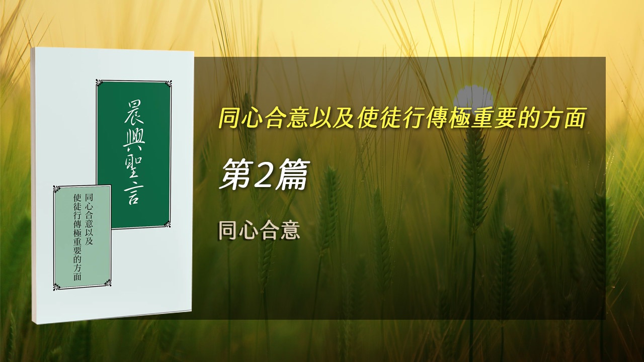 You are currently viewing 國際長老訓練2025- 第二週 同心合意
